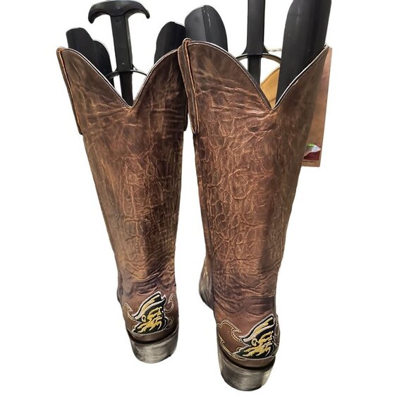 NCAA Appalachian State Mountaineers Embroidered Distressed Men's Gameday Boots‎ - Picture 8 of 15